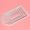 5x Carbon steel Geometry Cutting Dies Stencil Scrapbooking Embossing DIY Card Decor Silver Rectangular-tag-shaped 6