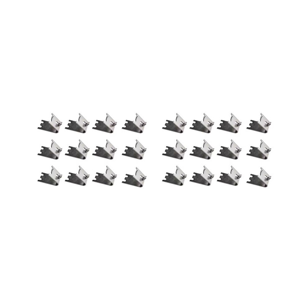 24Pcs Commercial Freezer Shelf Clips Stainless Steel Refrigerator Shelf Support Clamp Bracket Shelves Parts 6033601630202