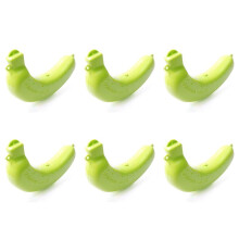 6X Niedliche Frucht Bananen Schutz Box Halter Fall Mittagessen Behälter Lagerung Banane Fall Küchen Werkzeuge Kunststoff