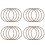 16Pack Microwave Roller Ring Microwave Oven Turntable Ring Plate Tray Support Ring for Glass Plate Tray Supporting 1