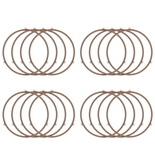 16Pack Microwave Roller Ring Microwave Oven Turntable Ring Plate Tray Support Ring for Glass Plate Tray Supporting