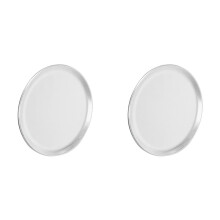 2X Pizza Pan/Tray, Narrow Rim, Aluminum, 12 Inch