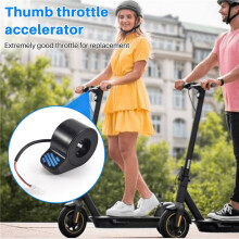 Thumb Throttle Accelerator For Es1 Electric Scooter,Finger Throttle Foldable Replacement For  Es1/Es2/Es3/Es4 Kickscooter