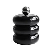 Qtip Houder Dispenser Hars Wattenstaafje Dispenser Desktop Potten Badkamer Scandinavische Stijl Badkamer Bus Opslag A