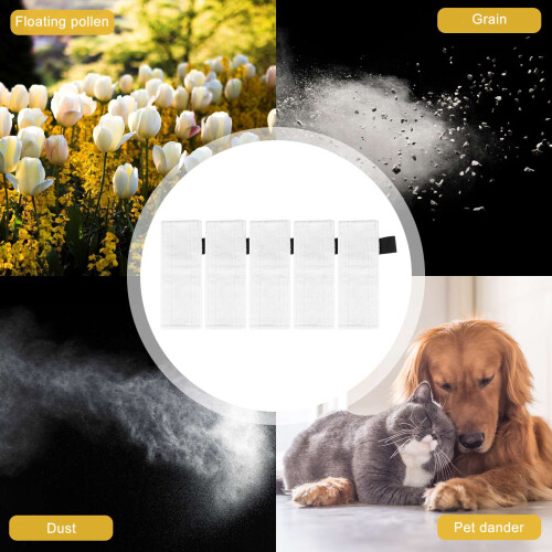 Pack van 5 Wasbare Microvezeldoekjes voor  Easyfix Sc2, Sc3, Sc4, Sc5 Stoomreiniger 1