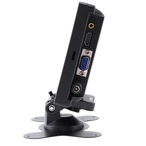 Monitor Portátil de 7 Polegadas 1024X600 Display Compatível com para /VGA/AV Monitor de Fotografia Plugue UE