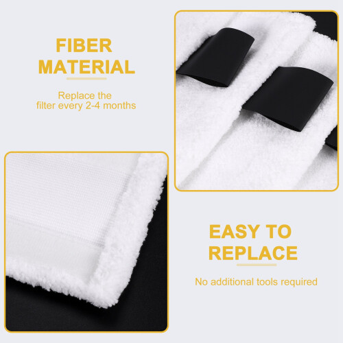 Pack van 5 Wasbare Microvezeldoekjes voor  Easyfix Sc2, Sc3, Sc4, Sc5 Stoomreiniger 2