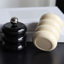 Qtip Support Distributeur RéSine Coton-Tige Distributeur Bureau Pots Salle de Bain Style Nordique Salle de Bain Bidon Stockage A