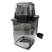 Household Manual Ice Crusher Transparent Multi-Purpose Hand Shaved Ice Machine, Shaved Ice Machine, Black