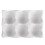 Kitchen Supplies Egg Tray Egg Rack Household Ceramic Tableware Supplies Egg Tray Egg Tray White 1