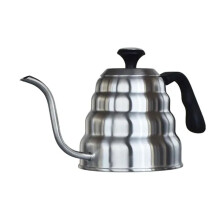 Bouilloire Ă CafĂ© 1,2 L en Acier Inoxydable Versez sur une Cafetière Bouilloire Goutte Ă Goutte avec Thermomètre pour la CafĂ©tĂ©ria Du Bureau Ă