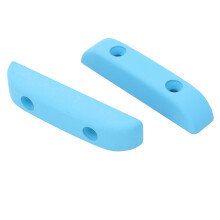 2Pcs Metal Bass Thumb Rest for Guitar & Bass - Blue, Fatigue Relief