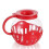 Microwave Popcorn Maker Bucket Microwave Bowl  Machine Safe Silicone Lid Popcorn Maker 6