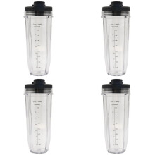 2X Juicer Accessories 32OZ Cup and Spout Lid for BL480 / BL490 / BL640 / BL680 Auto IQ Series Juicer