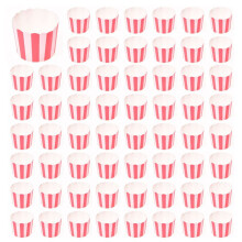 150X Cupcake Wrapper Paper Cake Case Baking Cups Liner Muffin Kitchen Baking Red Stripes