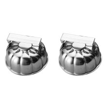 2X Moule à Riz en Forme de Bateau en Acier Inoxydable de Style Japonais Moules à Riz Modèle Citrouille