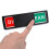 2X Clean Dirty Dishwasher Magnet - Easy to Read Non-Scratch Magnetic Indicator Sign Kitchen Organization Black 6