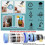 4 Pcs Six-Layer -Proof Universal Removable and Washable Kitchen Extended Rotatable Faucet Filter 2