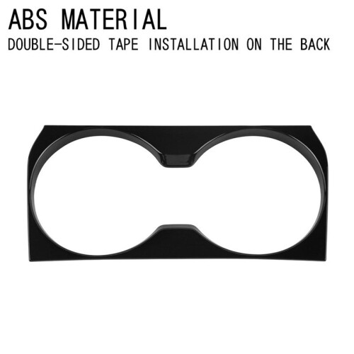 For  CX-50 CX50 2023 US Version Car Gloss Black Central Control Water Cup Holder Panel Trim Frame 1