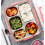 2X 5 Compartments Lunch Box Stainless Steel Leak-Proof Large Bento Boxes Soup Container School Dinnerware() 5
