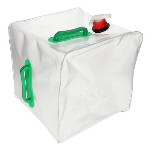 Ensemble de 8 Bidons D'Eau Pliables avec Anse et Robinet Verseur 20 L 2