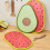 Schneidebrett Wassermelone Avocado Doppelseitig Niedlich Obst Gemüse Schneidebrett Schneidebrett Küche 10