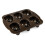 2X Ware Halloween Bakvormen, Haunted Skull Cakevorm, Brons 2