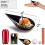 100 Tear Drop  Appetizer Plates -  Dessert Plates Tasting Spoons Plastic  Spoons Dessert Spoon Bowls, Black 5