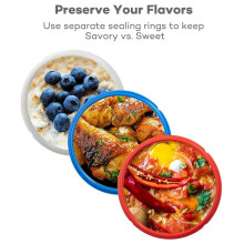 Paquet de 6 Anneaux D'étanchéité pour Foodi 8 Pintes Accessoires de Joint en Silicone Remplacement de Scellant en Caoutchouc pour Friteuse à Air