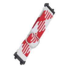 Elastic Nylon Watch Band for Amazfit Active Edge A2212, Red & White