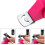 Adjustable Acrylic Nail Clippers with Sizer 155x89mm Rose Red 4