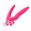 Acrylic Nail Clippers Sizer, Rose Red 6.1x3.5in 8