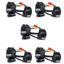 5 Pcs 22mm Motorcycle Switches /OFF Button Handlebar Ontrol Horn Turn Signal Start for MIO LC135