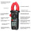 Digital Clamp Meter 4000 Counts LCD Backlit Auto Ranging Current Voltage Tester 5