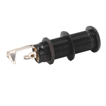 Mandrino di Fine Basso Elettrico in Metallo con Connettore Jack da 6,35 mm GT208 Nero