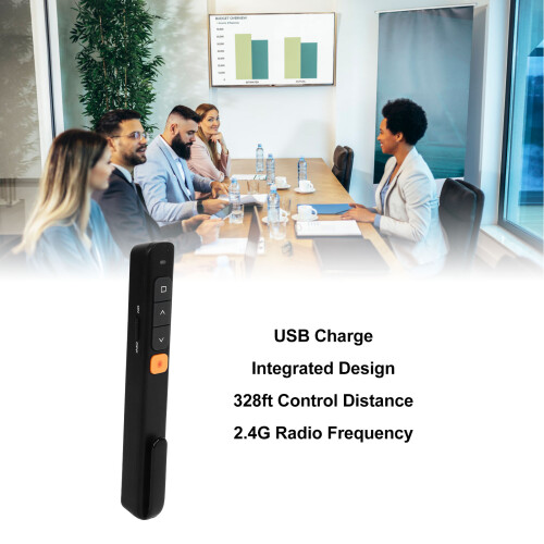 Wiederaufladbarer Laserpointer mit USB-Empfänger, 30 m, Rot 2