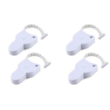 Ruban à Mesurer Télescopique Automatique 4 Pièces, Ruban à Mesurer Corporelle 60 Pouce s, Règle de Mesure Corporelle Auto-Serrante