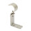 6PCS Adjustable Iron Curtain Rod Brackets, Silver, 9cm 2