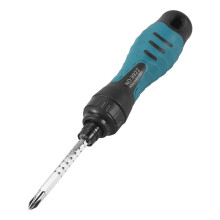 PENGGONG 2in1 Precision Adjustable Ratchet Screwdriver Set Two-Way Slotted Magnetic Screwdriver Bits