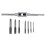 8 in 1 Tap Tool Set Thread Metric Machine Hand Screw Thread Plug Taps Set 1