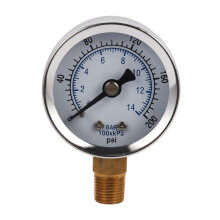 Ts-40-14 Bar 0-200 Psi 0-14 Bar Manometr 1/8 MęSki Manometr Npt SprężArka Powietrza Hydrauliczny Manometr PodciśNienia