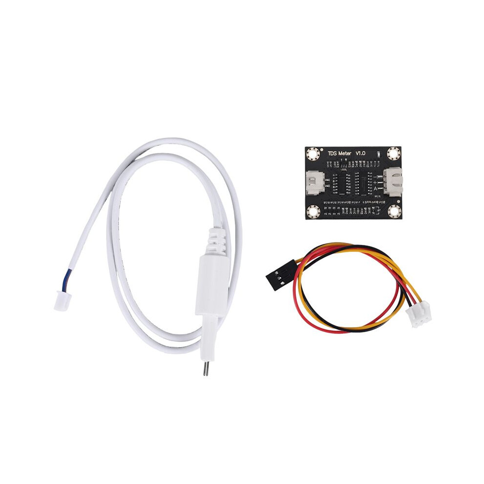 Analog Tds Sensor Tds Meter Water Conductivity Sensor Tester Liquid Detection Water Quality Monitoring Diy With 2 Cables 4713133424785