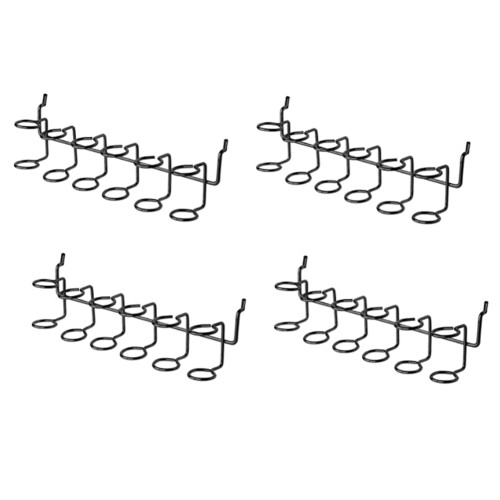 4 Pcs Screwdriver Holder Pegboard Multi-Tool Holder Accessory Pegboard Accessories Multi- Tool Holder for Pegboard 1