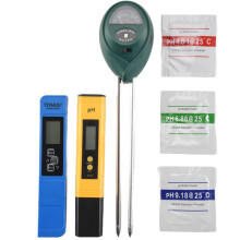 3 Pack PH Meter TDS PPM Meter and 3 in 1 Soil PH Tester PH/EC Digital Kit for Home, Garden, Lawn, Farm