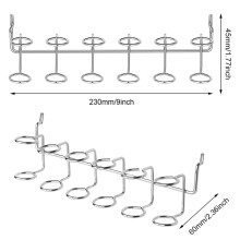 4 Pieces Multi-Tool Holders Screwdriver Holder Multi-Ring Tool Holders Tool Organizer Racks Pegboard Accessories