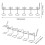 4 Pieces Multi-Tool Holders Screwdriver Holder Multi-Ring Tool Holders Tool Organizer Racks Pegboard Accessories 8