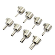 12PCS Universal Heat Nozzle 3-20mm Hot Air Heat Resisting Nozzles Tips Tool for 850 Series Hot Air Soldering Station