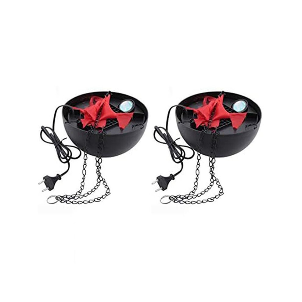 2X 3D Fake-Fire Light,Hanging Led Flame Light,Artificial Led Silk Flame Stage Effect Light Realistic Campfire Lamp Prop 6031805664214
