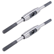 2X Adjustable Tap Wrench Handle, for Metric M1-M8 Taps, Tap Reamer Tapping Hand Tool, Die-Casting Body