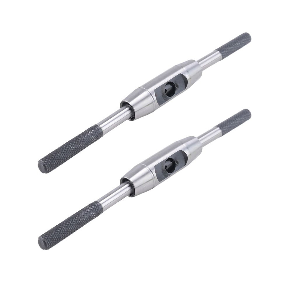 2X Adjustable Tap Wrench Handle, For Metric M1-M8 Taps, Tap Reamer Tapping Hand Tool, Die-Casting Body 6033105615941